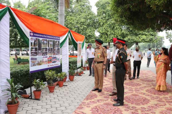 Dr. Jatinder Paul Singh Gill, Vice-Chancellor, Col. AS Rao, and Dr. Jaspal Singh Hundal, Director, Students’ Welfare, graced the 80th Independence Day Celebration.